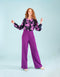 Oilily Bounce crepe Blouse - Lange Mouwen - Blouses - Ruches - Dames - Regular Fit - Blauw - 34
