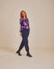 Oilily Bounce crepe Blouse - Lange Mouwen - Blouses - Ruches - Dames - Regular Fit - Blauw - 38