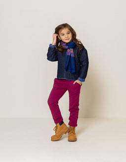 Oilily - Chakra coat - Blauw - 98/3T