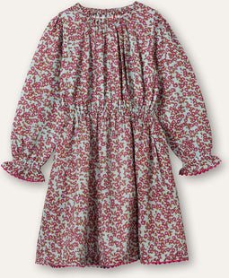 Oilily Danique - Jurk - Meisjes - Blauw - 122/7yr