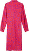 Oilily - Daouli dress long sleeves - Rood - 34