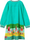 Oilily Dejavu - Jurk - Meisjes - Groen - 98/3T