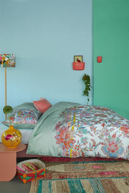 Oilily Dekbedovertrek - Fine - Meisjes - Multicolor - 200 cm x 200 cm