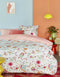 Oilily Dekbedovertrek - Flower - Meisjes - Roze - 240 x 220 cm