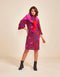 Oilily - Dizzy dress long sleeve - Bruin - 38