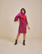 Oilily - Dizzy dress long sleeve - Bruin - 38