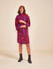 Oilily - Dizzy dress long sleeve - Bruin - 40