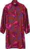 Oilily - Dizzy dress long sleeve - Bruin - 40