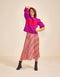 Oilily - Habits logo sweat crew neck top long sleeves - Lila - XL