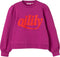 Oilily - Habits logo sweat crew neck top long sleeves - Lila - XXL