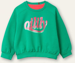 Oilily - Haisley sweater - Groen - 104/4yr