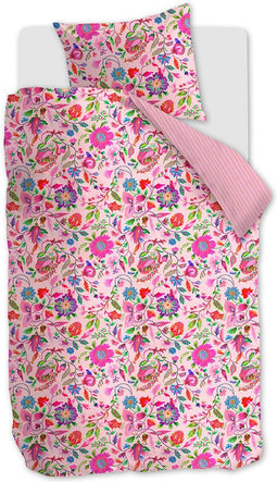 Oilily Kinderdekbedovertrek - Isona - Meisjes - Roze - 140 x 200 cm