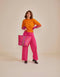 Oilily Kontrast - Trui - Dames - Oranje - XL