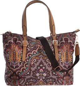 Oilily Paisley Handbag coffee