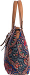 Oilily Paisley Handbag royal blue