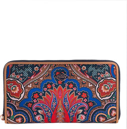 Oilily Paisley portemonnee L royal blue