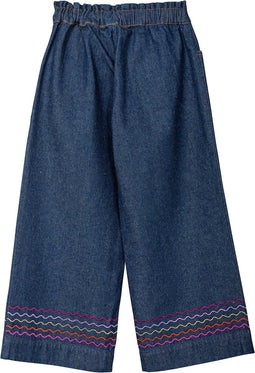 Oilily Pat - Broek - Meisjes - Blauw - 116
