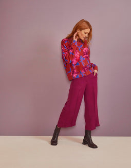 Oilily - Pioneer pants 3/4 length - Lila - 34