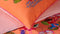 Oilily Reading Monkey - Dekbedovertrek - Meisjes - Oranje - 120