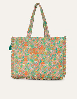 Oilily Sanne - Shopper - Dames - Crossbody - Ritssluiting - Groen - One size