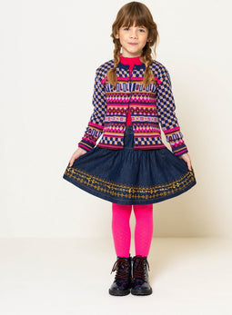Oilily - Soul skirt - Blauw - 92/2T