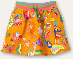 Oilily - Swim sweat skirt - Geel - 98/3T