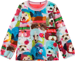 Oilily Tempo - T-shirt - Meisjes - Grijs - 116
