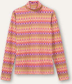 Oilily - Torstine turtle t-shirt long sleeves - Rood - M