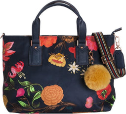 Oilily Winter Bouquet Handbag navy night