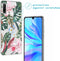 iMoshion Hoesje Geschikt voor Huawei P30 Lite Hoesje Siliconen - iMoshion Design hoesje - Groen / Roze / Tropical Jungle