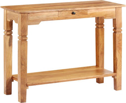 vidaXL - Wandtafel - 100x40x76 - cm - massief - acaciahout