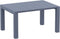 siesta vegas uitschuifbare tuintafel - 100 / 140 - donkergrijs
