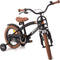 AMIGO 2Cool Jongensfiets 14 Inch - Kinderfiets voor 3 tot 5 Jaar - 95-110 cm - Zwart - met Zijwieltjes