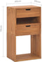 vidaXL - Opbergkast - 40x30x76 - cm - massief - teakhout