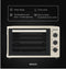 Wiggo WMO-E353(C) - Vrijstaande Mini Oven - 35 liter - 1800 W - Creme