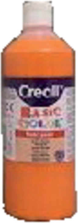 Plakkaatverf creall basic oranje 500ml | Fles a 500 milliliter | 6 stuks