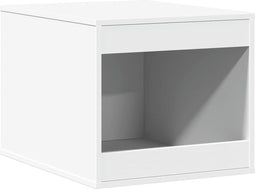 vidaXL - Kattenbakkast - 47x59x42 - cm - bewerkt - hout - wit