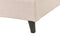 FITOU - Tweepersoonsbed - Zandbeige - 140 x 200 cm - Polyester