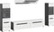 Furnilux Canu - Woonkamercombinatie - Inclusief verlichting - Wit - 33x272x141cm