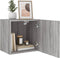 vidaXL - Tv-wandmeubel - 40,5x30x40 - cm - bewerkt - hout - grijs - sonoma