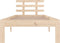 vidaXL - Bedframe - massief - hout - 90x190 - cm