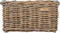 Basil Dorset Fietsmand M - Voor - Rotan - Grijs - Medium