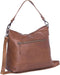 Leren Schoudertas Cognac Amelia