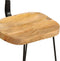 vidaXL - Barkrukken - 2 - st - 49x43x79 - cm - massief - mangohout