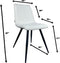 Oist Design Ciro dining chair - Bouclé Ivory - eetkamerstoel