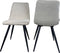 Oist Design Ciro dining chair - Bouclé Natural set van 4