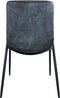 Oist Design Danilo dining chair - Vintage Velvet Antraciet - eetkamerstoel