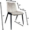 Oist Design Danilo dining chair - Vintage Velvet Natural - eetkamerstoel