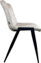 Oist Design Danilo dining chair - Vintage Velvet Natural - eetkamerstoel