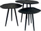 Oist Design Giulia set of 3 Coffee Tables - Aluminium Black - 52 x 39 x 45 cm